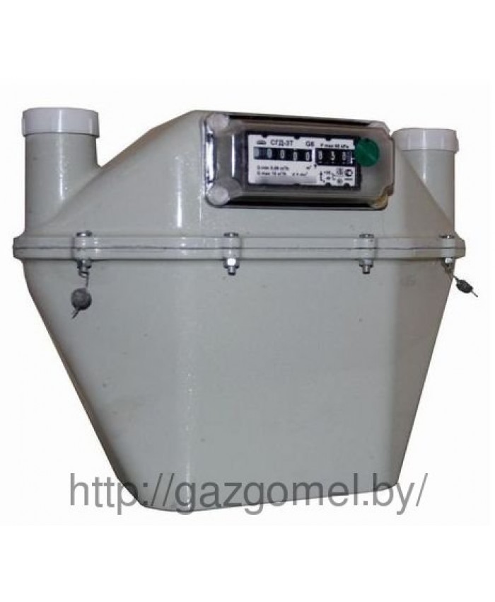 Счетчик газа СГД-3Т G6 (L250мм) левый(с термокомпенсатором) ОАО БелОМО -завод им. Вавилов